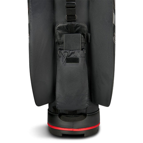 Big Max Aqua Silencio 4 Waterproof Cartbag, Dunkelgrau / Schwarz / Rot - Golflaedchen.de