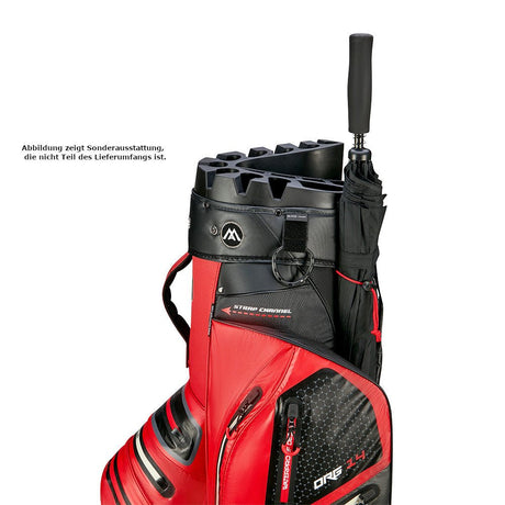 Big Max Aqua Silencio 4 Waterproof Cartbag, Rot / Schwarz - Golflaedchen.de