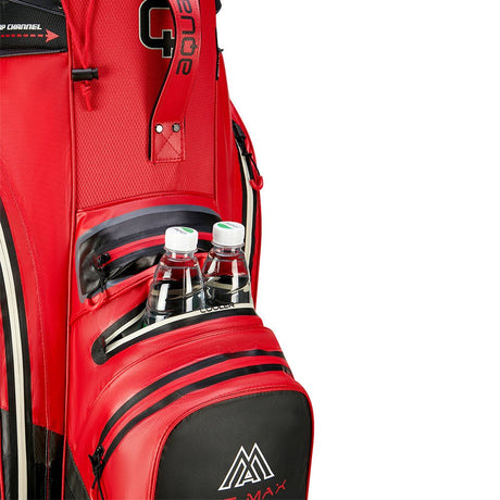 Big Max Aqua Silencio 4 Waterproof Cartbag, Rot / Schwarz - Golflaedchen.de