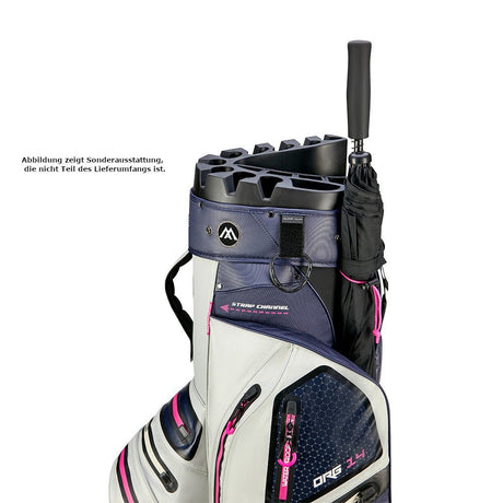 Big Max Aqua Silencio 4 Waterproof Damen Cartbag, Blau / Hellgrau / Fuchsia - Golflaedchen.de