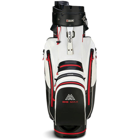 Big Max Aqua Silencio 4 Waterproof Cartbag, Weiß / Schwarz / Rot - Golflaedchen.de