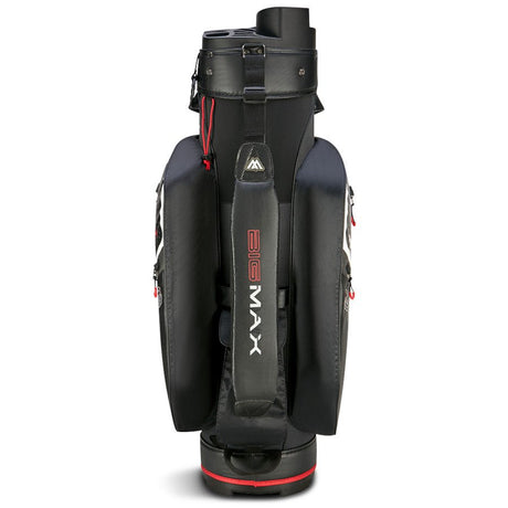 Big Max Aqua Silencio 4 Waterproof Cartbag, Weiß / Schwarz / Rot - Golflaedchen.de