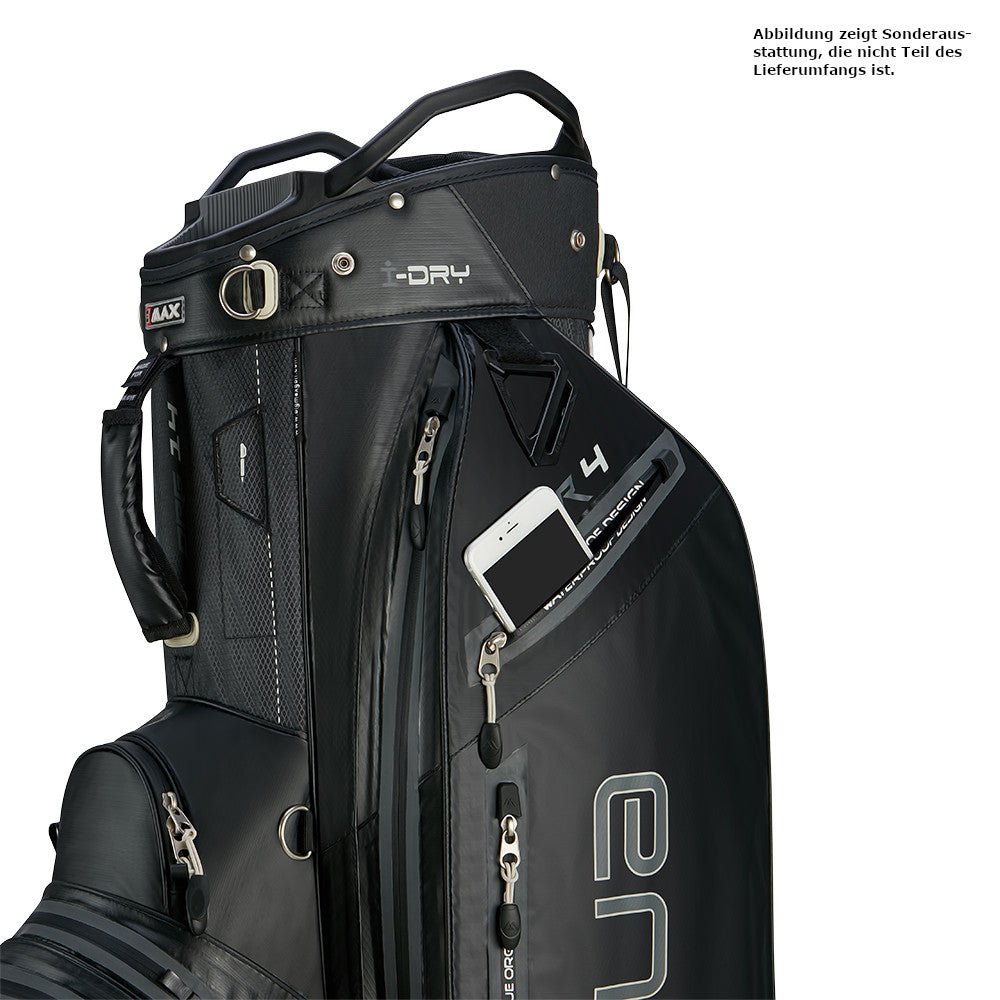Big Max Aqua Tour 4 Waterproof Cartbag, Schwarz - Golflaedchen.de