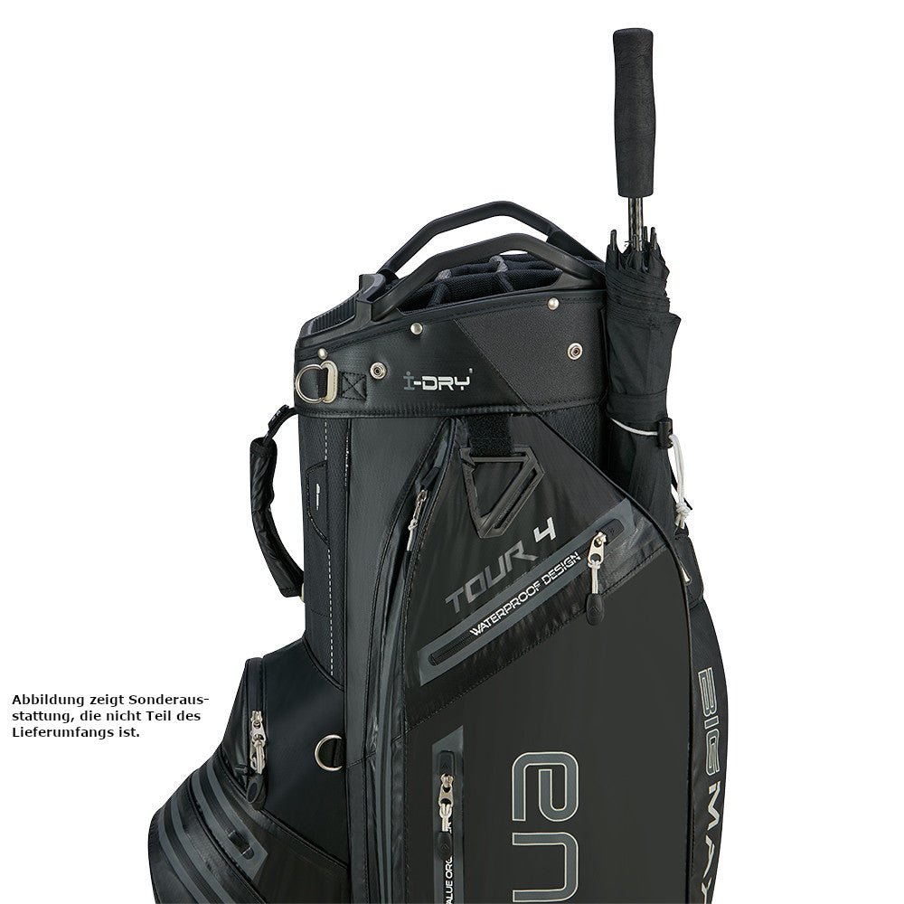 Big Max Aqua Tour 4 Waterproof Cartbag, Schwarz - Golflaedchen.de