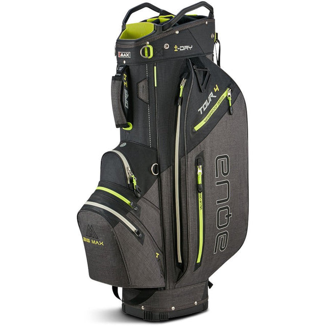 Big Max Aqua Tour 4 Waterproof Cartbag, Schwarz / Grau / Grün - Golflaedchen.de