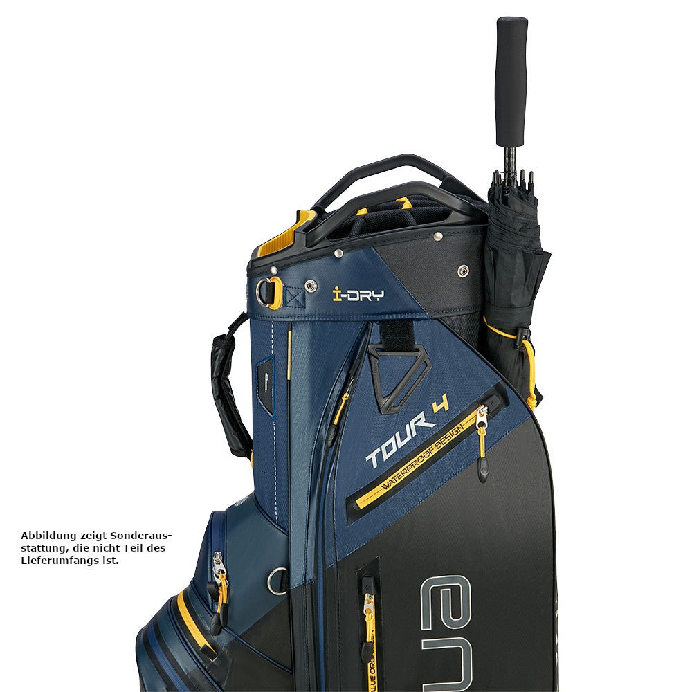 Big Max Aqua Tour 4 Waterproof Cartbag, Navy / Schwarz - Golflaedchen.de