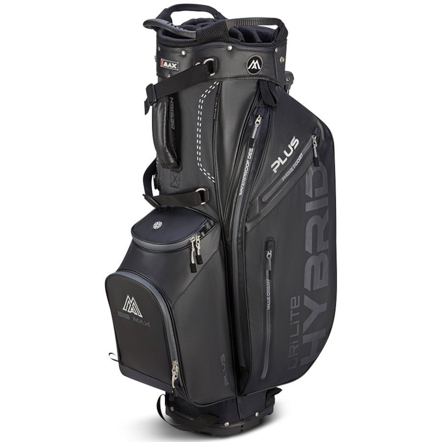 Big Max Dri Lite Hybrid Plus Waterproof Standbag, Schwarz - Golflaedchen.de