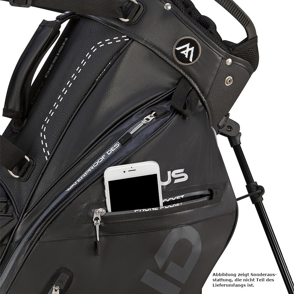Big Max Dri Lite Hybrid Plus Waterproof Standbag, Schwarz - Golflaedchen.de