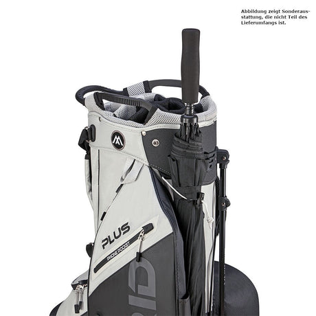 Big Max Dri Lite Hybrid Plus Waterproof Standbag, Grau / Schwarz - Golflaedchen.de