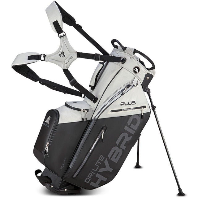 Big Max Dri Lite Hybrid Plus Waterproof Standbag, Grau / Schwarz - Golflaedchen.de