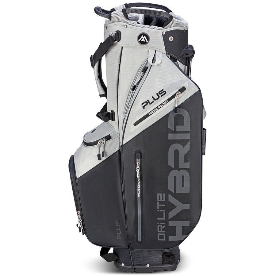 Big Max Dri Lite Hybrid Plus Waterproof Standbag, Grau / Schwarz - Golflaedchen.de