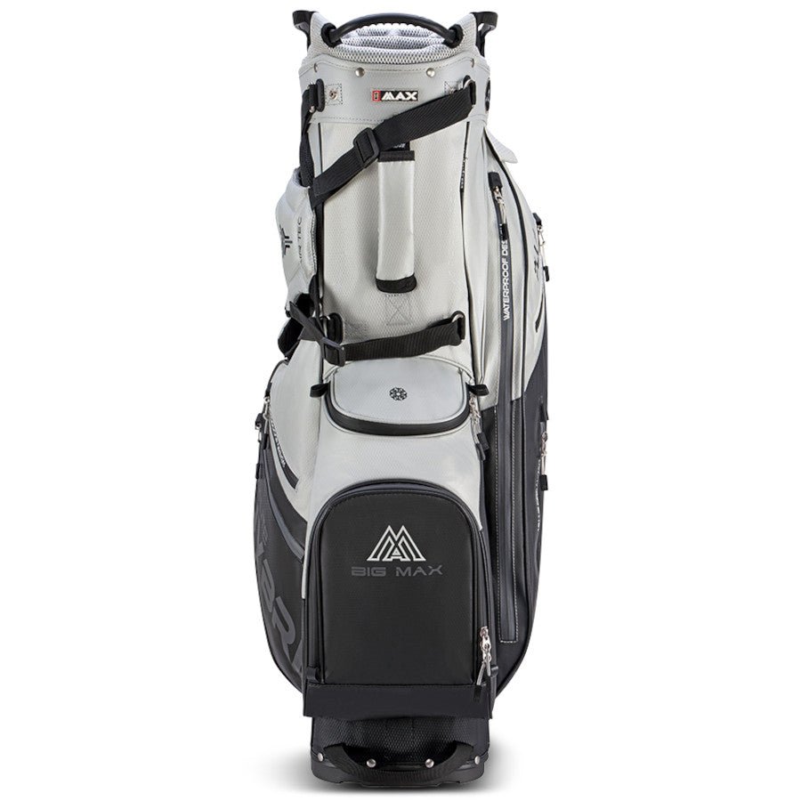 Big Max Dri Lite Hybrid Plus Waterproof Standbag, Grau / Schwarz - Golflaedchen.de