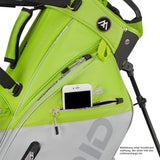 Big Max Dri Lite Hybrid Plus Waterproof Standbag, Grün / Silbergrau - Golflaedchen.de