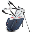 Big Max Dri Lite Hybrid Plus Waterproof Standbag, Weiß / Navy / Rot - Golflaedchen.de