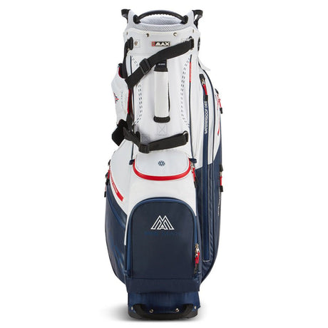 Big Max Dri Lite Hybrid Plus Waterproof Standbag, Weiß / Navy / Rot - Golflaedchen.de