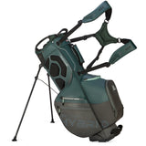 Big Max Dri Lite Hybrid Plus Waterproof Standbag, Dunkelgrün / Braun - Golflaedchen.de
