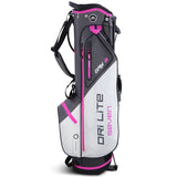 Big Max Dri Lite Seven G Waterproof Damen Standbag, Grau / Fuchsia / Offwhite - Golflaedchen.de