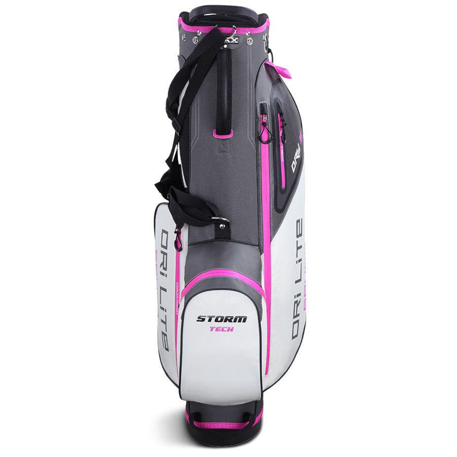 Big Max Dri Lite Seven G Waterproof Damen Standbag, Grau / Fuchsia / Offwhite - Golflaedchen.de
