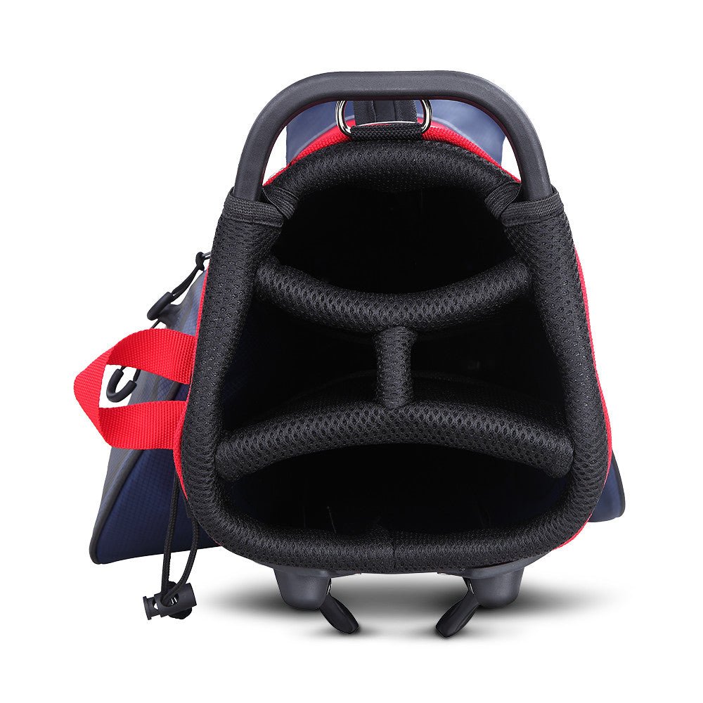 Big Max Dri Lite Seven G Waterproof Standbag, Weiß / Navy / Rot - Golflaedchen.de