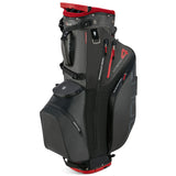 Big Max Aqua Hybrid 4 Waterproof Standbag, Black / Charcoal / Red - Golflaedchen.de