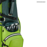 Big Max Aqua Hybrid 4 Waterproof Standbag, Forest Green / Lime - Golflaedchen.de