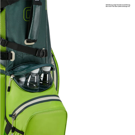 Big Max Aqua Hybrid 4 Waterproof Standbag, Forest Green / Lime - Golflaedchen.de