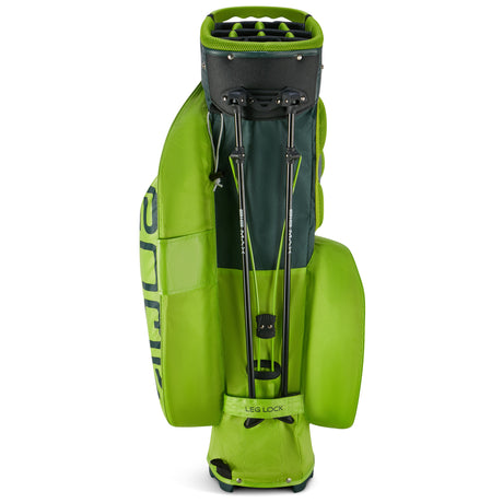Big Max Aqua Hybrid 4 Waterproof Standbag, Forest Green / Lime - Golflaedchen.de