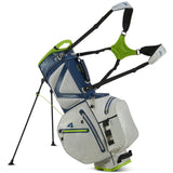 Big Max Aqua Hybrid 4 Waterproof Standbag, Navy / Grey / Lime - Golflaedchen.de