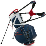 Big Max Aqua Hybrid 4 Waterproof Standbag, Navy / White / Red - Golflaedchen.de