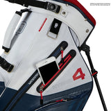 Big Max Aqua Hybrid 4 Waterproof Standbag, Navy / White / Red - Golflaedchen.de