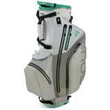 Big Max Aqua Hybrid 4 Waterproof Standbag, White / Grey / Mint - Golflaedchen.de