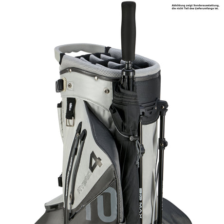 Big Max Aqua Hybrid 4 Waterproof Standbag, Grey / Silver - Golflaedchen.de