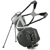 Big Max Aqua Hybrid 4 Waterproof Standbag, Grey / Silver - Golflaedchen.de