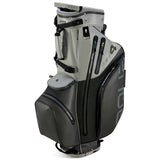 Big Max Aqua Hybrid 4 Waterproof Standbag, Grey / Silver - Golflaedchen.de