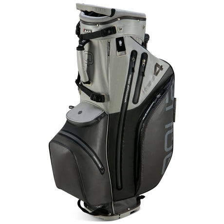 Big Max Aqua Hybrid 4 Waterproof Standbag, Grey / Silver - Golflaedchen.de