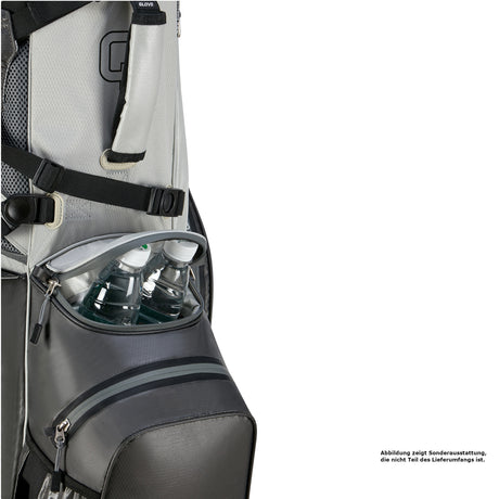Big Max Aqua Hybrid 4 Waterproof Standbag, Grey / Silver - Golflaedchen.de