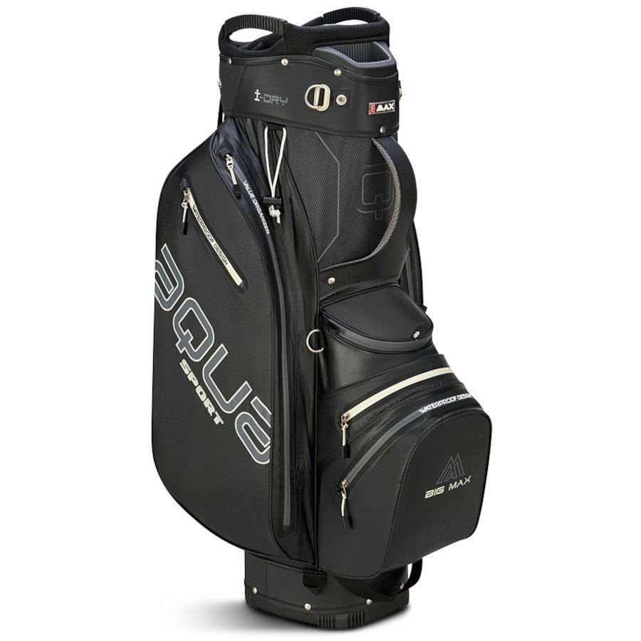 Big Max 2026 Aqua Sport 4 Waterproof Cartbag, Schwarz - Golflaedchen.de