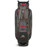 Big Max 2026 Aqua Sport 4 Waterproof Cartbag, Dunkelgrau / Schwarz / Rot - Golflaedchen.de