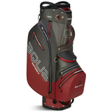 Big Max 2026 Aqua Sport 4 Waterproof Cartbag, Dunkelgrau / Merlot - Golflaedchen.de