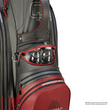 Big Max 2026 Aqua Sport 4 Waterproof Cartbag, Dunkelgrau / Merlot - Golflaedchen.de
