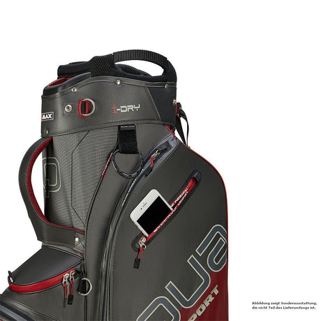 Big Max 2026 Aqua Sport 4 Waterproof Cartbag, Dunkelgrau / Merlot - Golflaedchen.de