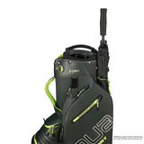 Big Max 2026 Aqua Sport 4 Waterproof Cartbag, Dunkelgrün / Schwarz / Lime - Golflaedchen.de