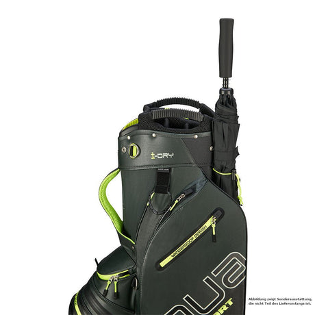 Big Max 2026 Aqua Sport 4 Waterproof Cartbag, Dunkelgrün / Schwarz / Lime - Golflaedchen.de