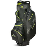 Big Max 2026 Aqua Sport 4 Waterproof Cartbag, Dunkelgrün / Schwarz / Lime - Golflaedchen.de