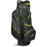 Big Max 2026 Aqua Sport 4 Waterproof Cartbag, Dunkelgrün / Schwarz / Lime - Golflaedchen.de