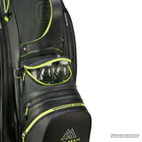 Big Max 2026 Aqua Sport 4 Waterproof Cartbag, Dunkelgrün / Schwarz / Lime - Golflaedchen.de