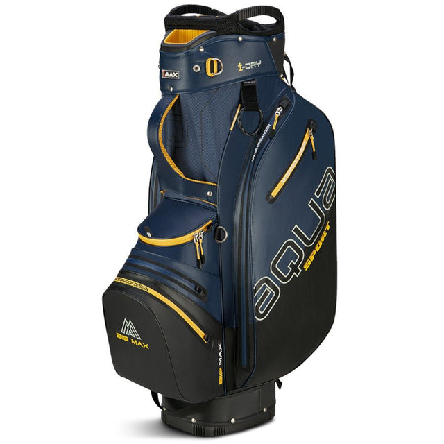 Big Max 2026 Aqua Sport 4 Waterproof Cartbag, Navy / Schwarz / Orange - Golflaedchen.de