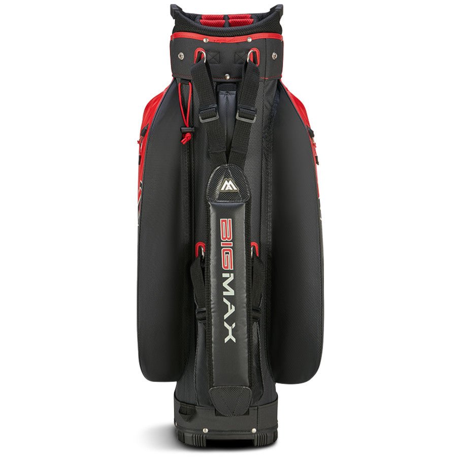 Big Max 2026 Aqua Sport 4 Waterproof Cartbag, Rot / Schwarz - Golflaedchen.de