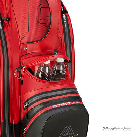 Big Max 2026 Aqua Sport 4 Waterproof Cartbag, Rot / Schwarz - Golflaedchen.de