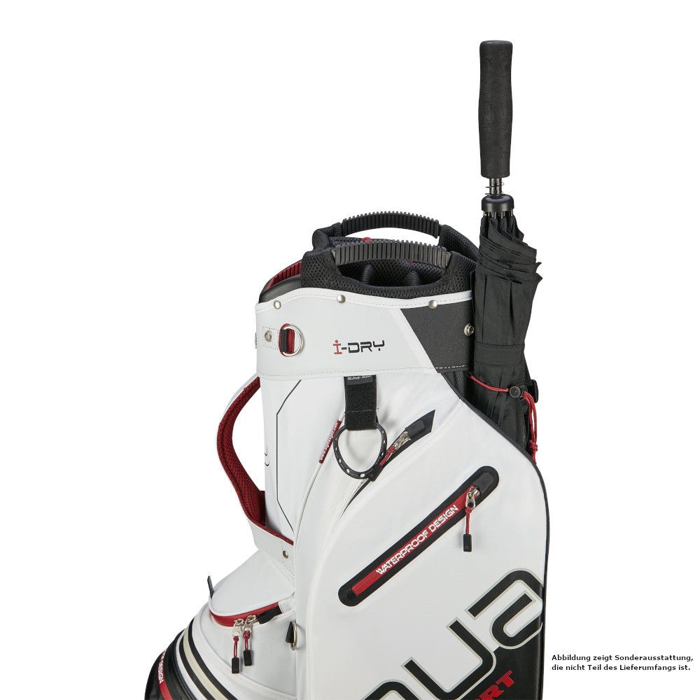 Big Max 2026 Aqua Sport 4 Waterproof Cartbag, Offwhite / Schwarz / Merlot - Golflaedchen.de